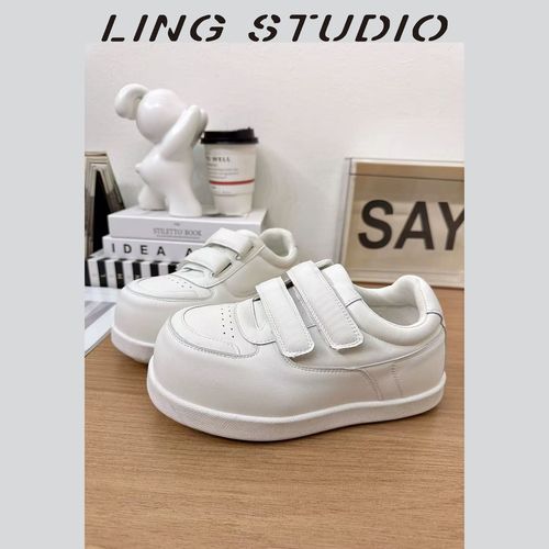 LING/STUDIO『魔法小白』四季款百搭经典时尚休闲小白鞋6022792主图