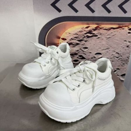 5022-81新款2026圆头系带韩版简约休闲板鞋潮流百搭ins