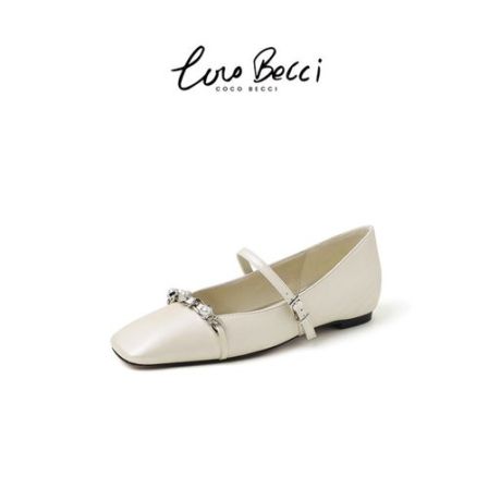 COCO BECCI  2026早春新款甜美重工水钻单鞋
