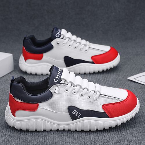 【设计师款】男鞋2026春季新款百搭透气网面鞋轻便防滑运动休闲潮鞋主图