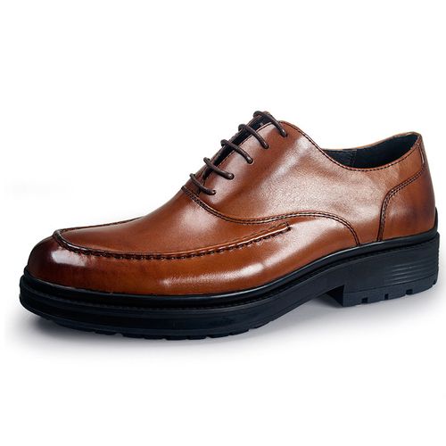 运动风百搭休闲皮鞋英伦风时尚系带单鞋主图