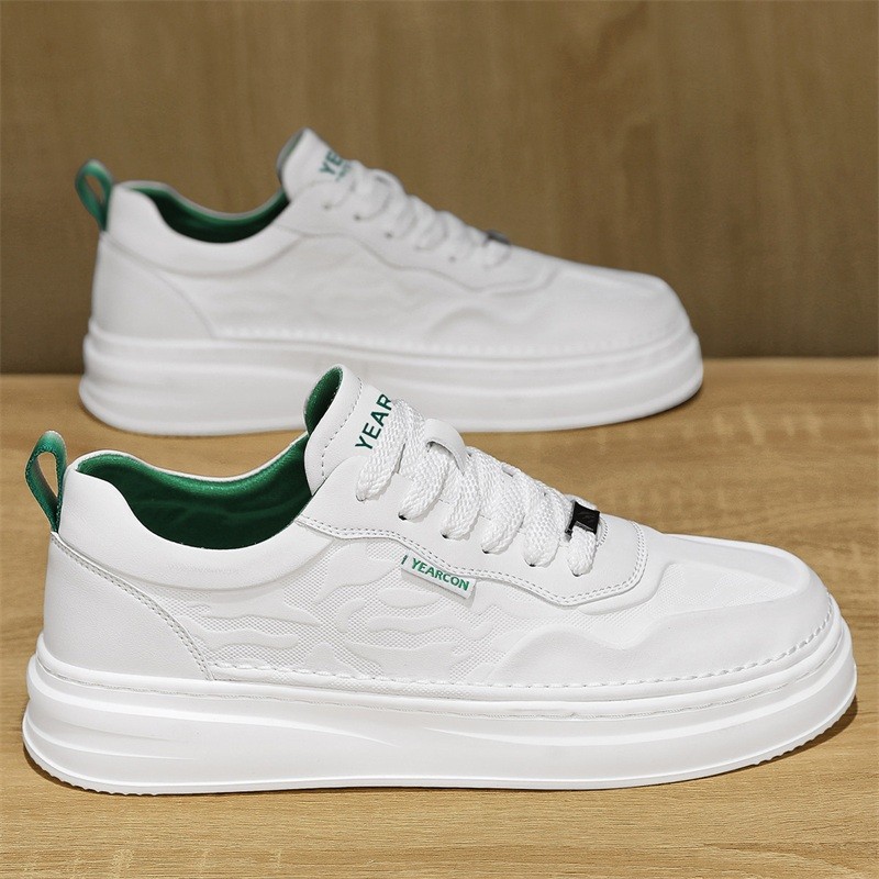 YEARCON/意尔康厚底板鞋透气秋季休闲板鞋韩版百搭低帮鞋子4518主图