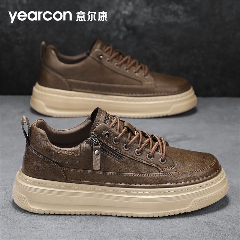 YEARCON/意尔康秋季板鞋低帮百搭休闲透气防滑厚底时尚休闲鞋1197主图