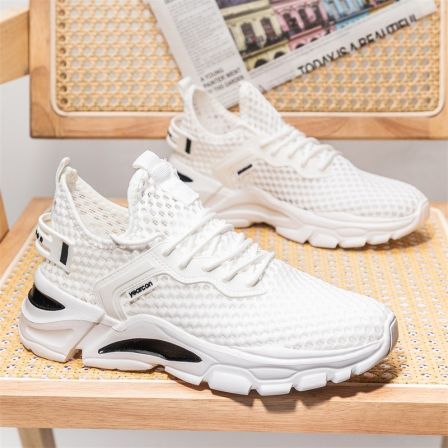 YEARCON/意尔康男鞋2025新款秋季镂空透气单网运动轻便网面鞋1157
