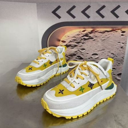 888-190新款2026圆头系带经典休闲板鞋男款时尚鞋潮鞋男