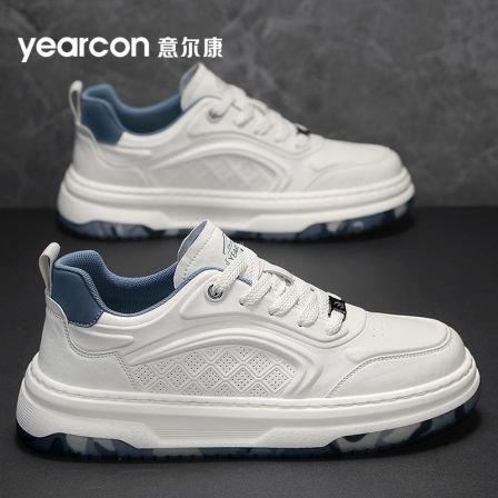 YEARCON/意尔康秋季新款舒适透气百搭时尚潮流增高男士休闲鞋4810