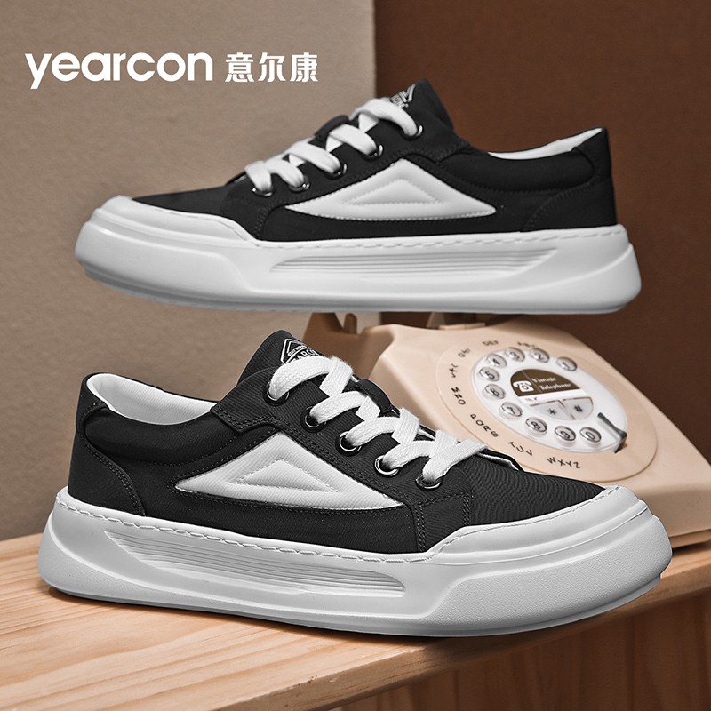 YEARCON/意尔康休闲男士潮鞋板鞋透气百搭秋季时尚防滑厚底鞋4862主图