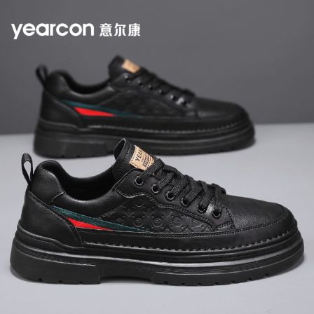 YEARCON/意尔康新款板鞋秋季透气舒适百搭休闲鞋防滑鞋男士4842