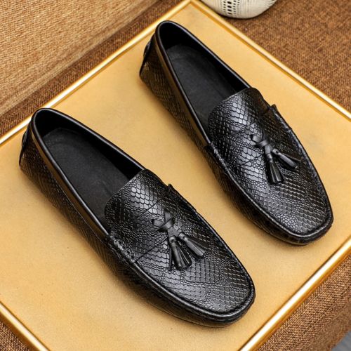 2025新款软底豆豆鞋男潮流百搭皮鞋英伦风乐福鞋一脚蹬休闲鞋爆款主图