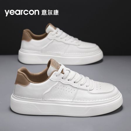 YEARCON/意尔康运动潮流白色低帮鞋透气休闲秋季休闲板鞋4827