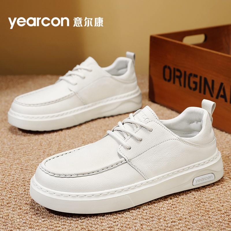 YEARCON/意尔康男鞋2025新款秋季商务正装休闲皮鞋轻便软底鞋4904主图