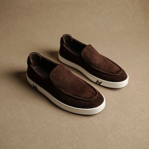 男士乐福鞋复古休闲鞋一脚蹬低帮透气男鞋舒适时尚单鞋百搭主图