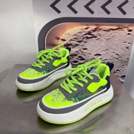 888-235新款2026圆头系带经典休闲板鞋男款时尚鞋潮鞋男