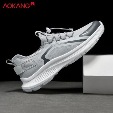 2026春季官方正品户外时尚透气男运动休闲一脚蹬男鞋