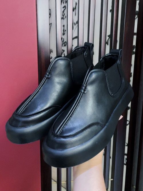 秋冬季男士复古文艺牛皮中高帮中式厚底皮鞋皮靴506中式国风主图