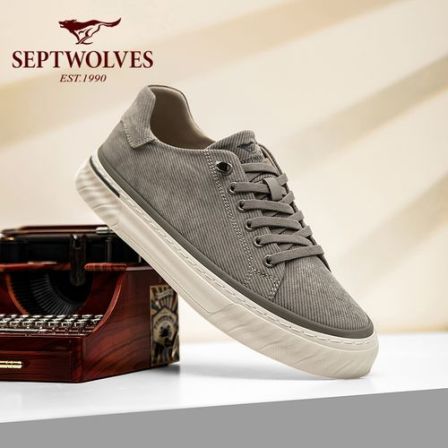 七匹狼男鞋透气薄款帆布鞋韩版低帮帆布男鞋春夏百搭老北京布鞋