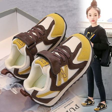 361联名兆麦昆女童鞋运动鞋2025秋季新款儿童软底耐磨跑步女孩