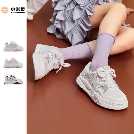 小米步【云朵】儿童鞋2026春季新款韩版休闲运动男女童软底时尚网面