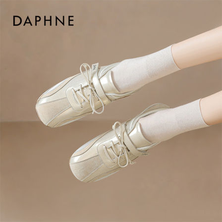 达芙妮芭蕾厚底德训鞋女2026新款春季阿甘休闲百搭小白运动板鞋子