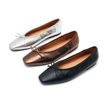 8312-5春季百搭头层牛皮女鞋方头浅口软皮软底平底芭蕾舞单鞋女