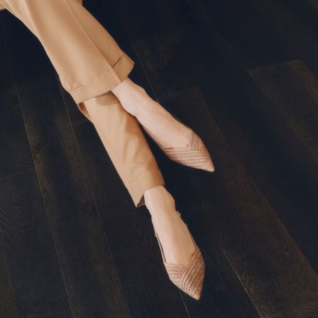 【商城】73hours女鞋温柔花海2026春季新款网纱法式高跟鞋后空凉