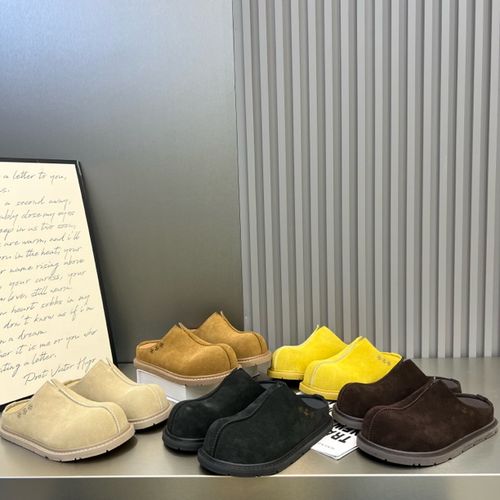 广州欧货【慵懒】早春5cm勃肯圆头洋气轻奢纯色包头拖07-60主图