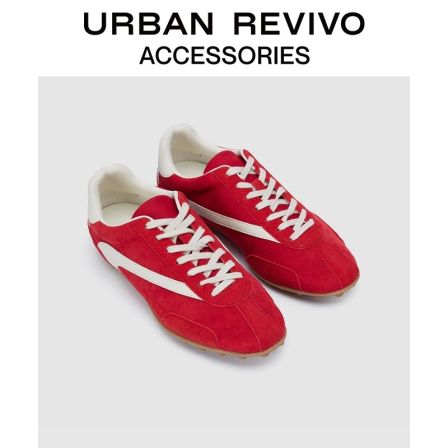 URBAN REVIVO2026春季新款女潮流休闲撞色德训运动鞋UAYS50067