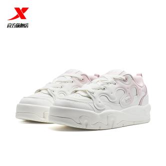 特步牛奶鞋丨板鞋女鞋2026春季新款休闲板鞋女运动鞋974118310023主图