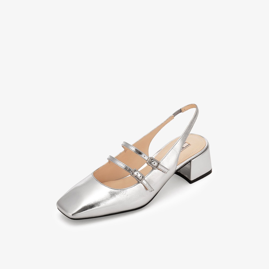 73hours女鞋Corrin2026春季新款圆头方跟玛丽珍鞋主图