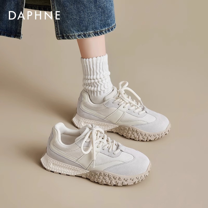 达芙妮芭蕾德训鞋女2025秋季新款厚底不累脚休闲鞋百搭运动鞋子爆主图