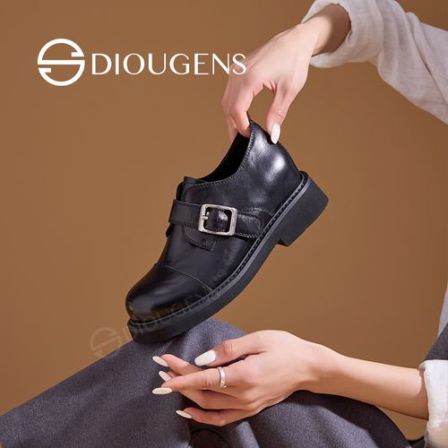 内增高厚底牛皮乐福鞋真皮一脚蹬女单鞋2026春夏新款女士小皮鞋