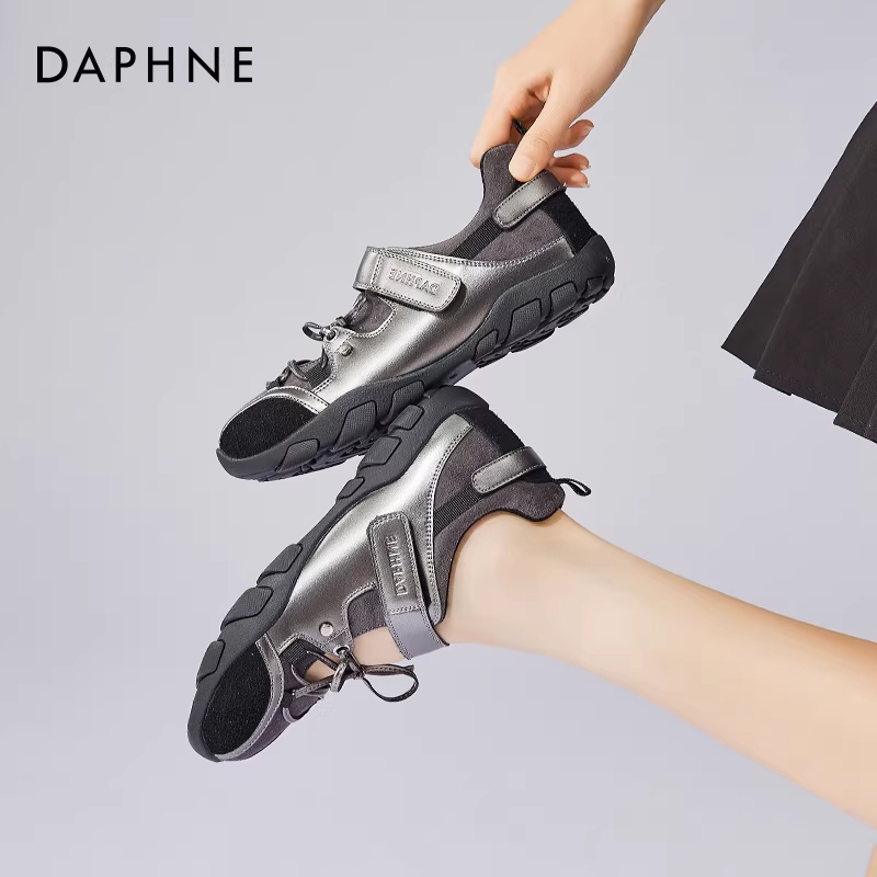 达芙妮厚底玛丽珍鞋女2026新款春季芭蕾德训百搭不累脚运动休闲鞋主图