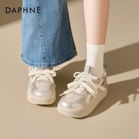 达芙妮厚底德训鞋女款2026新款春季巨好看休闲板鞋百搭学生运动鞋