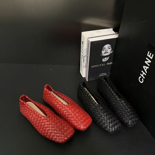 【曼谷假日】2026春季编织平头休闲平底沙滩单鞋女拖鞋外穿1000主图