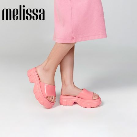 【笑笑专享】Melissa/梅丽莎新Ella拖鞋女士时尚厚底齿轮拖鞋梅丽莎轻奢35882