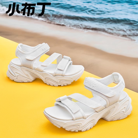 斯凯奇119850小布丁凉鞋春季新款女子休闲时尚轻盈百搭厚底拖鞋