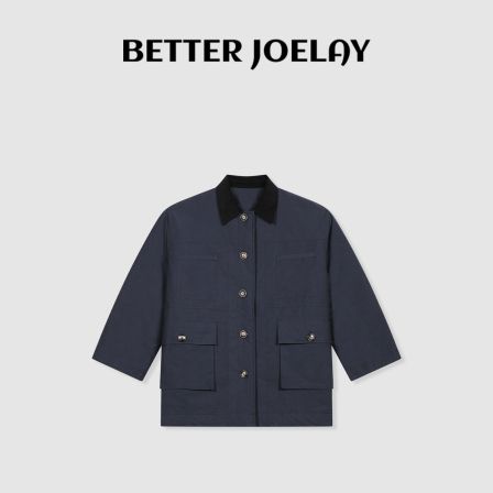 BETTER JOELAY -【闲织春色】时尚潮流外套棉服时尚休闲通勤Z4296