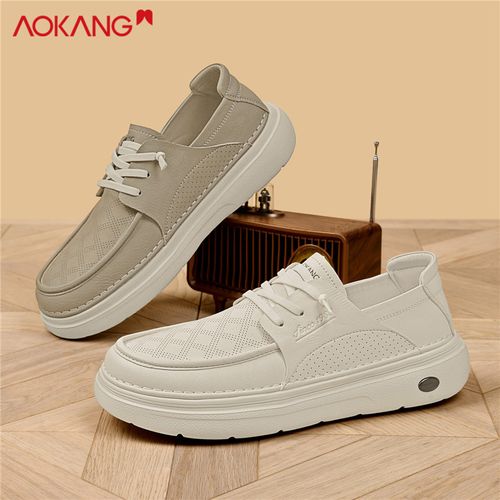 Aokang/奥康官方正品一脚蹬软底透气运动轻便懒人一脚蹬休闲板鞋主图