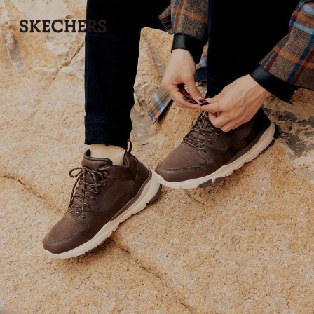 Skechers斯凯奇2021高帮鞋男户外休闲靴短靴工装休闲鞋子 65731