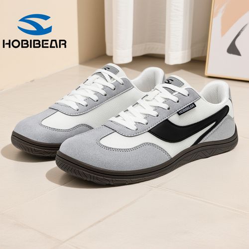 HOBIBEAR男鞋2026年新款春季宽楦赛车鞋情侣休闲通勤运动阿甘鞋男主图