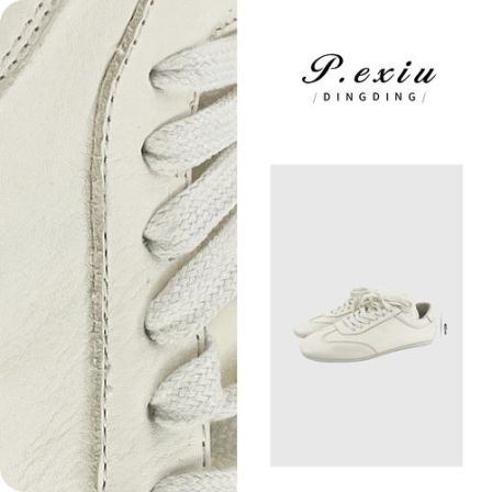 头层牛皮简约风通勤百搭德训鞋休闲鞋 QL93401