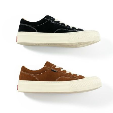 【大头叔叔专属】NEIQ(EASE)双子星头层牛剖皮绒面增高舒适低帮板鞋