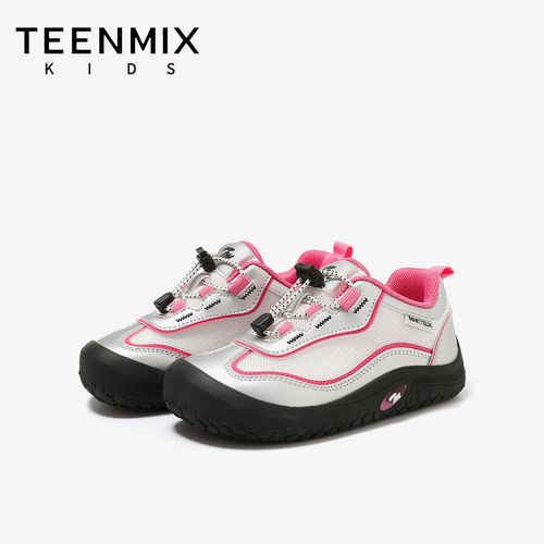 天美意童鞋2026春季新款女童轻便百搭休闲鞋男童舒适软底运动板鞋主图