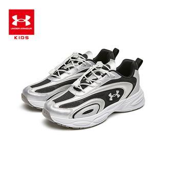 安德玛儿童2026新款透气舒适休闲厚底鞋轻便增高男老爹鞋2621677