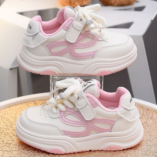 蜡比小星板鞋时尚小白鞋女童运动鞋2026春新款童鞋中大童女孩单鞋主图