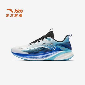 骇浪4.0安踏儿童男大童跑鞋2025新款舒适防滑耐磨青少年校园跑鞋