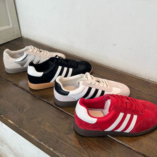 （真皮牛皮）休闲百搭时尚德训鞋女鞋（娜姐推荐）主图