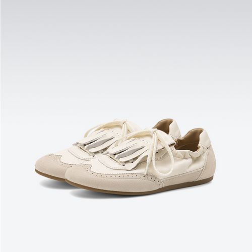 流苏装饰 复古布洛克雕花德训鞋女SCD600229主图