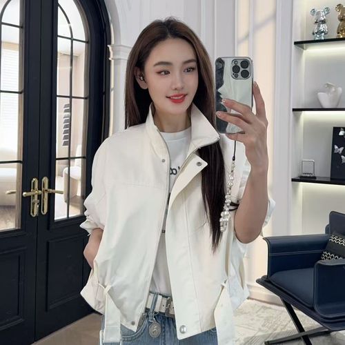 『云白轻飒』2026早春新款设计师时尚休闲百搭外套VNWT2889主图