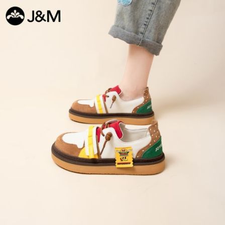 J&M/快乐玛丽【STP薯条】新秋爆款休闲百搭舒适低帮时尚女鞋58139W